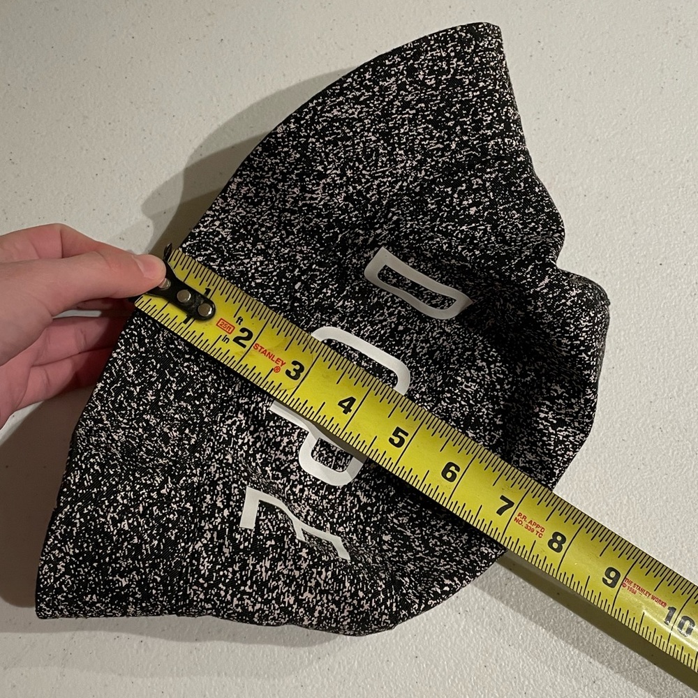 DOPE Black Speckled Bucket Hat with White Logo - Picture 8 of 9